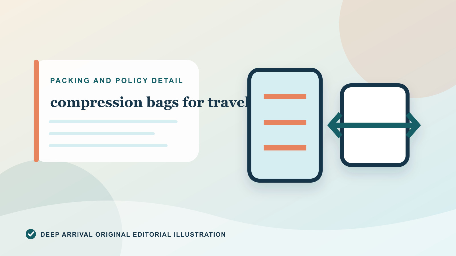 Supporting editorial diagram for Compression Bags for Travel: Types and Tradeoffs