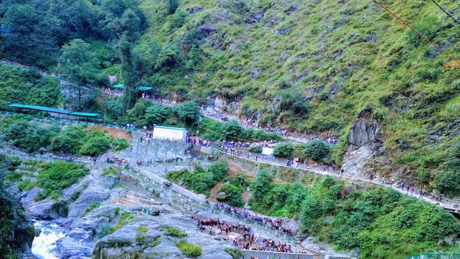Gaurikund to Kedarnath trekking route at Gaurikund, August 22, 2016; archive image, not September 2026 landslide or evacuation.