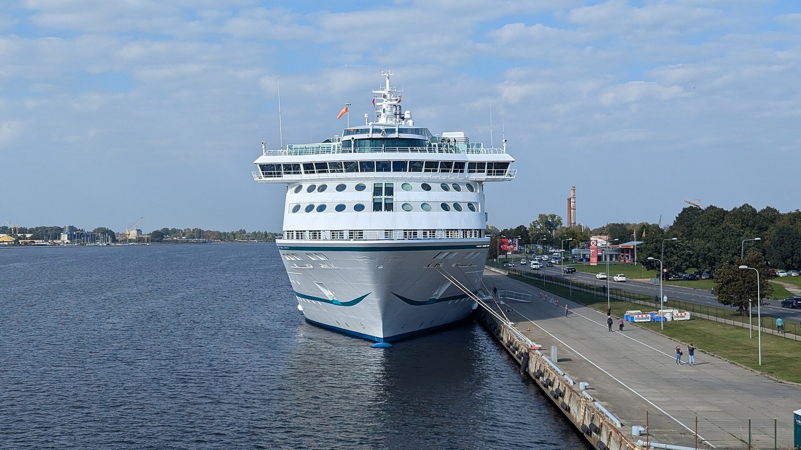 Birka Gotland cruise ship berthed at the Port of Riga in September 2024