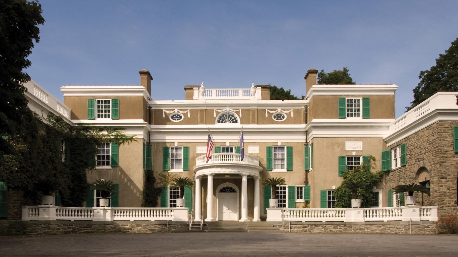 Springwood, the Home of Franklin D. Roosevelt in Hyde Park, New York