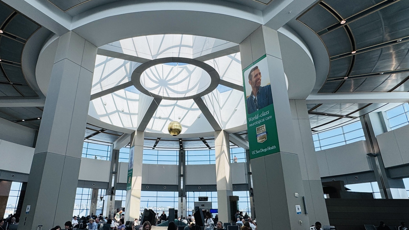 San Diego International Airport Terminal 2 in daylight