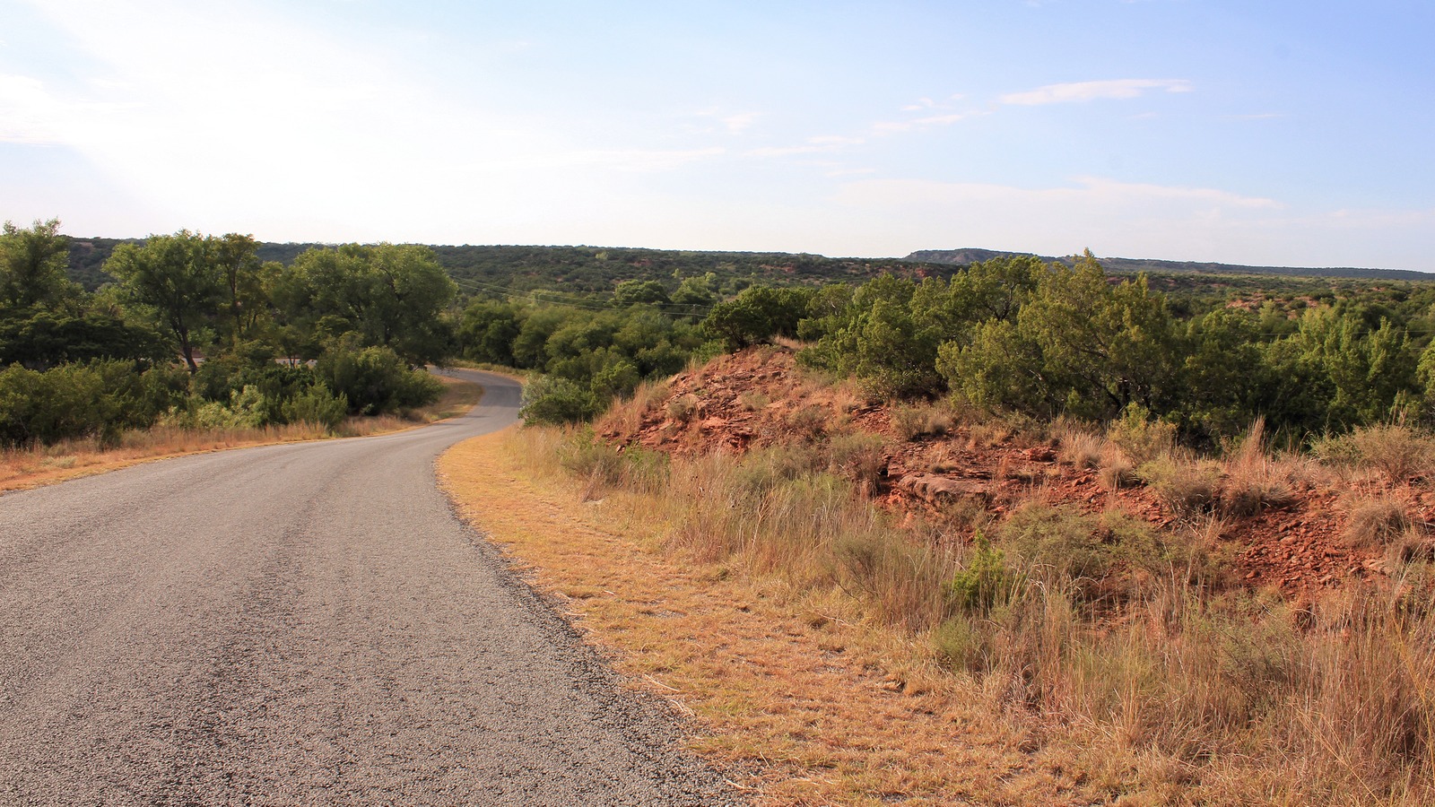 Archival September 2015 landscape at Copper Breaks State Park in Texas, not a view of its water supply