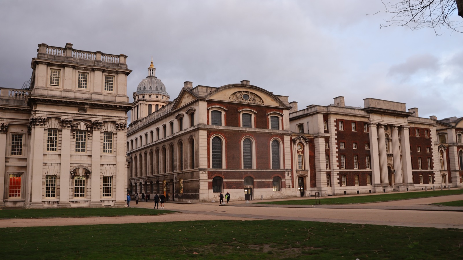 Old Royal Naval College buildings in Greenwich photographed in January 2024, a participating London Open House venue