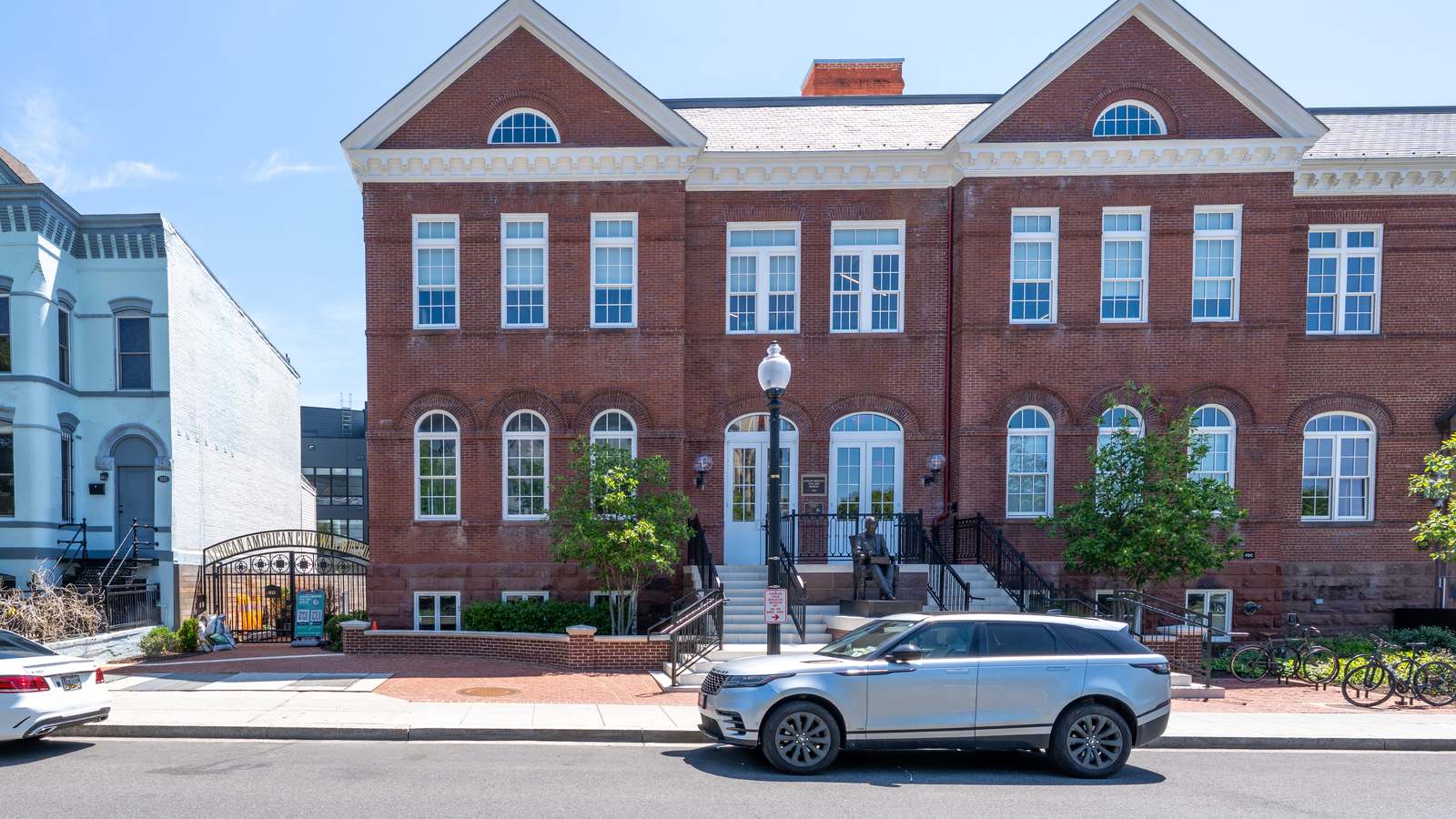 The brick building of the African American Civil War Memorial Museum on Vermont Avenue in Washington, DC