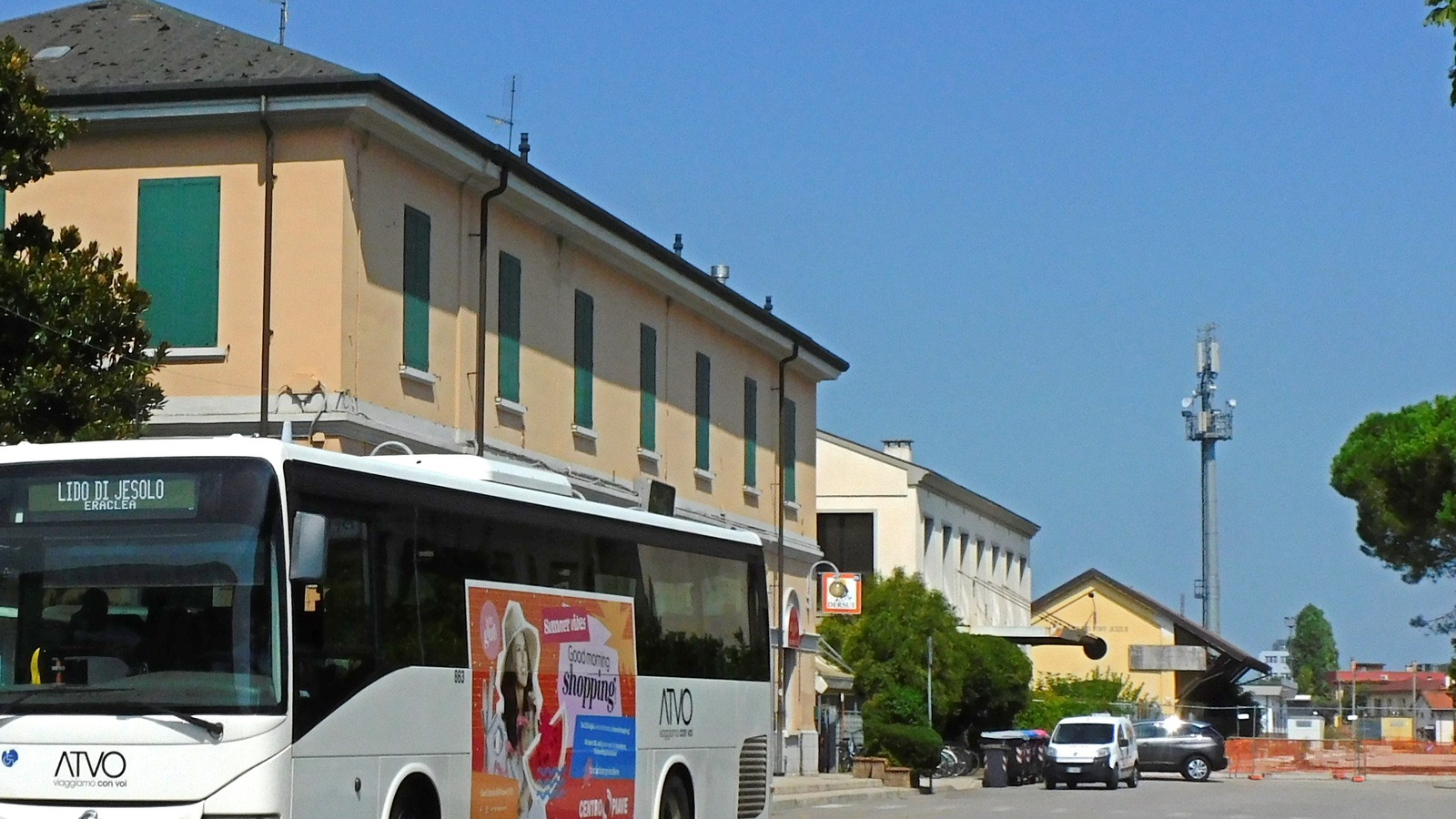Archive ATVO Irisbus at San Dona di Piave station in August 2024, not the September 2026 strike