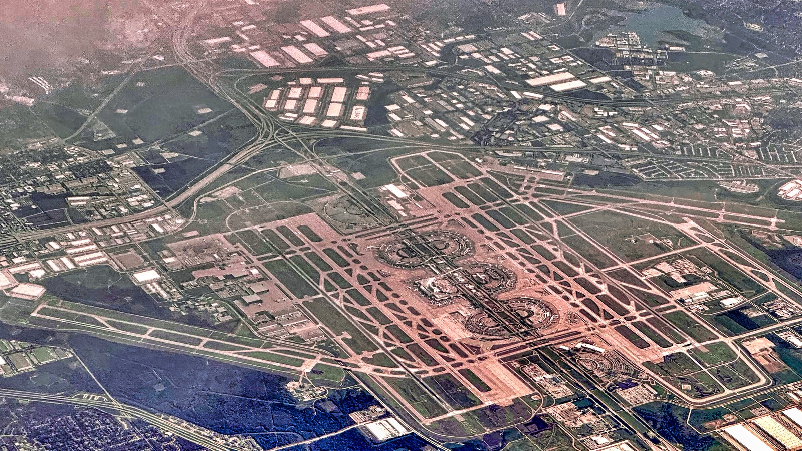 Dallas Fort Worth International Airport photographed in daylight