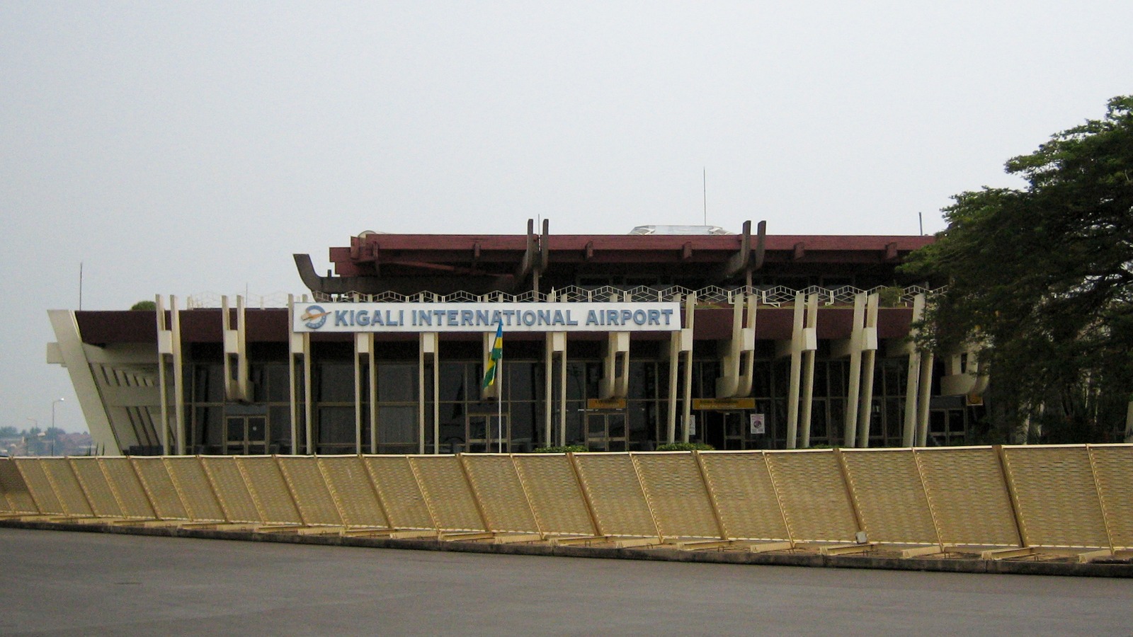 Kigali International Airport terminal in Rwanda