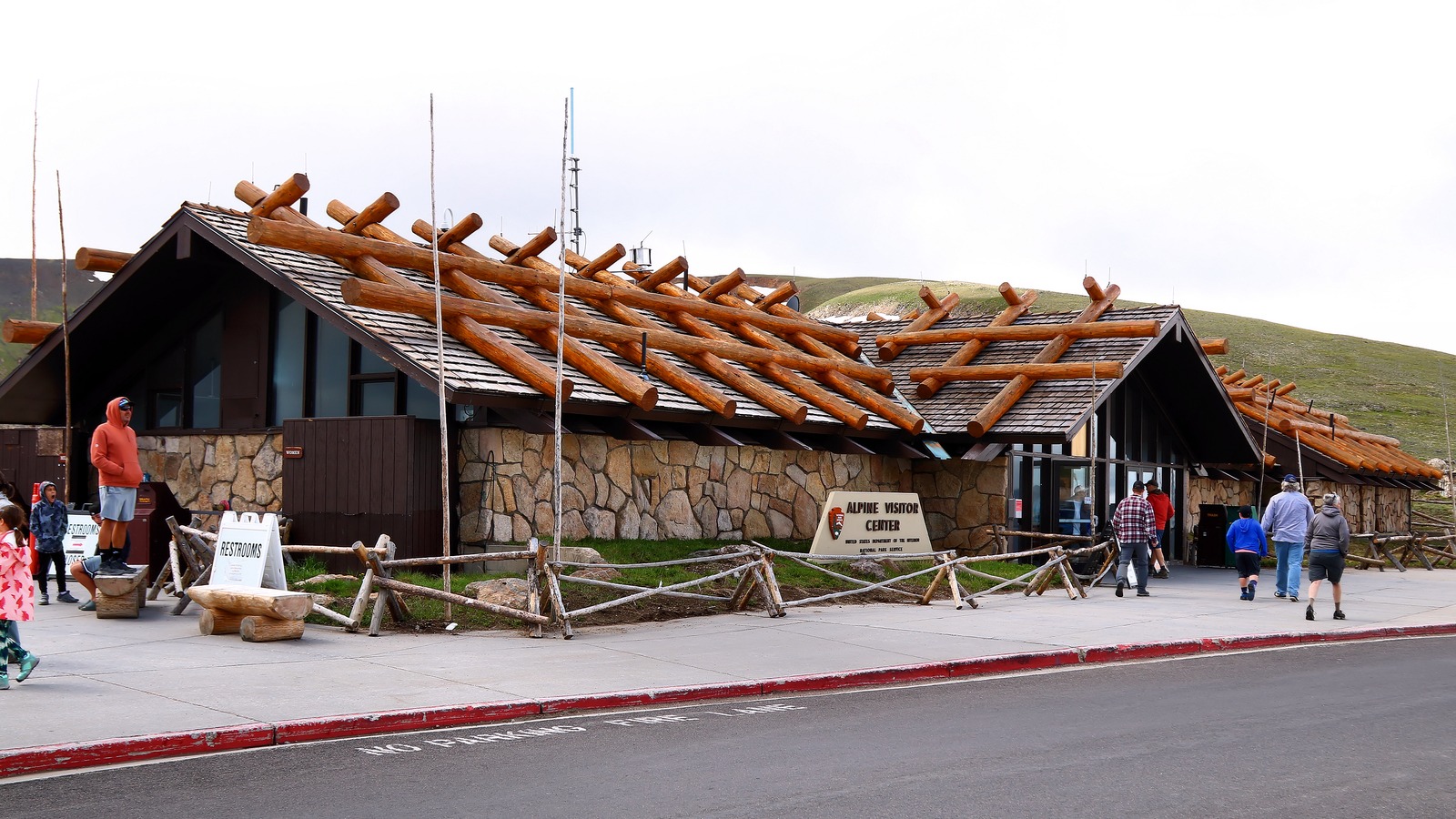 Alpine Visitor Center at Fall River Pass in Rocky Mountain National Park, the high-country end of Old Fall River Road
