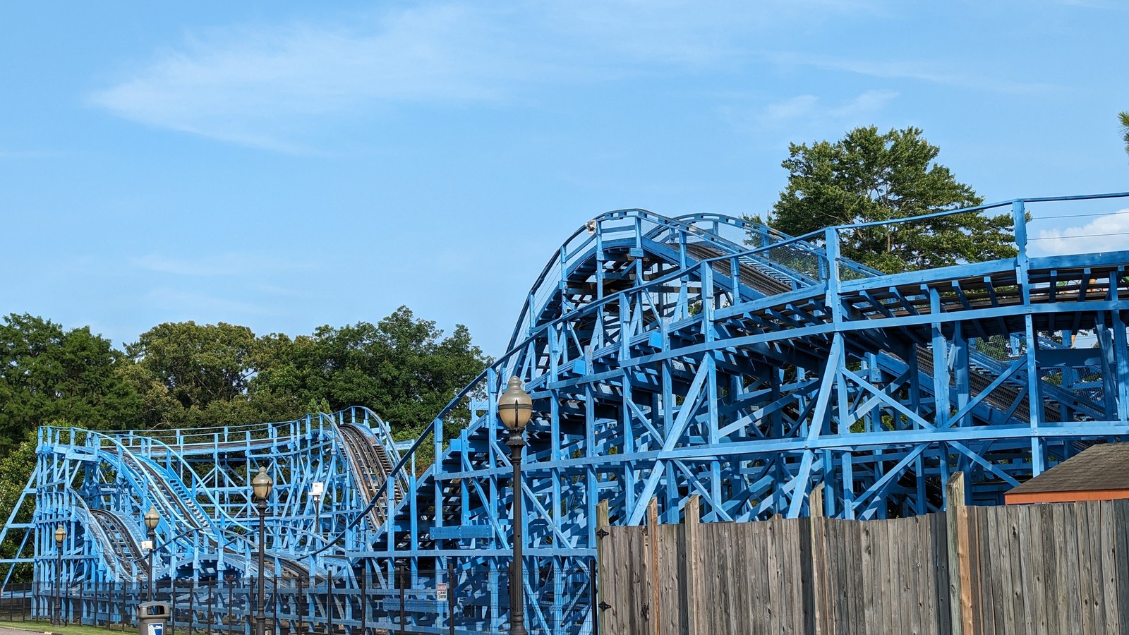 Woodstock Express wooden coaster at Kings Dominion