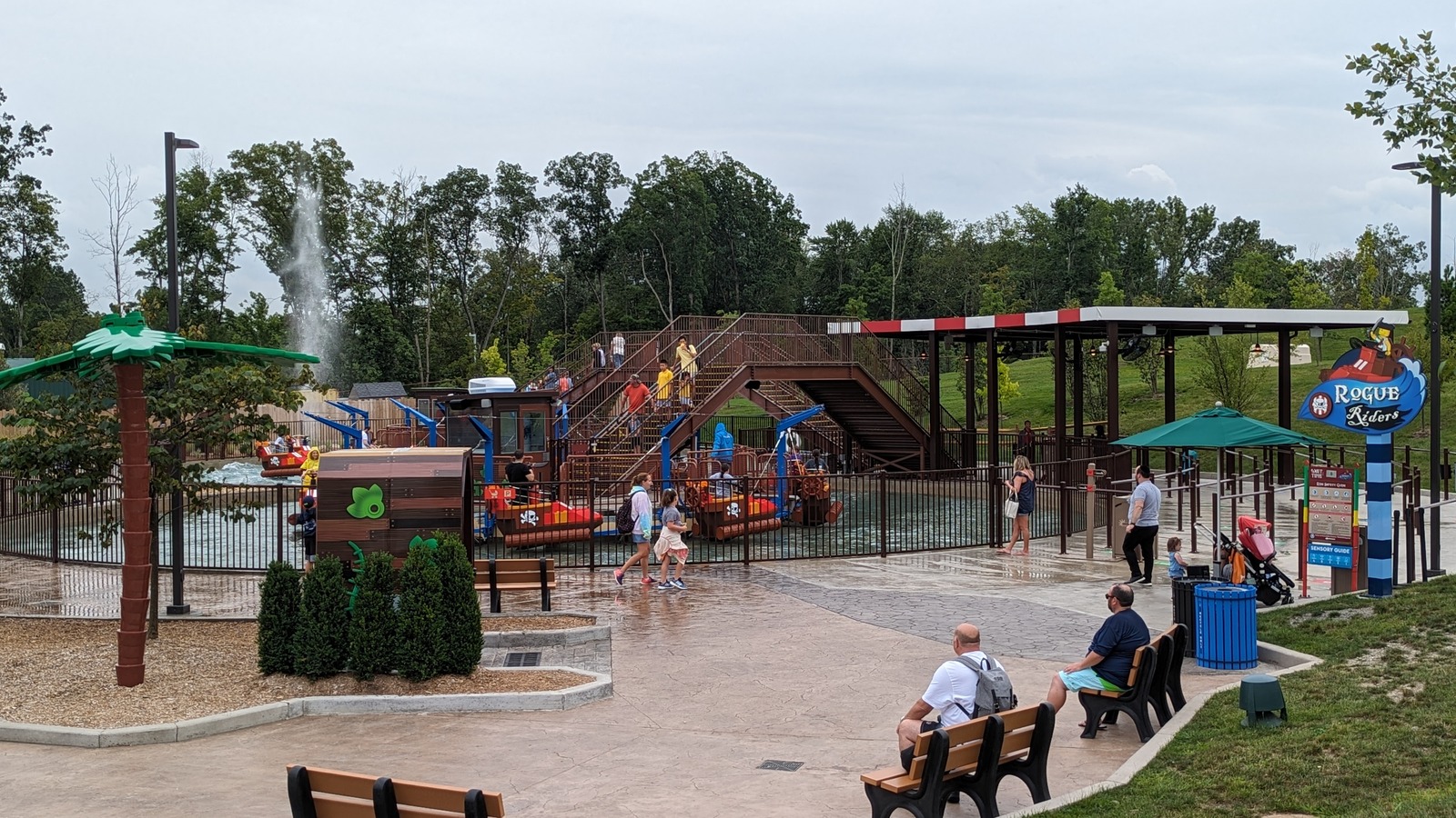 Rogue Riders water attraction in LEGO Pirates at LEGOLAND New York
