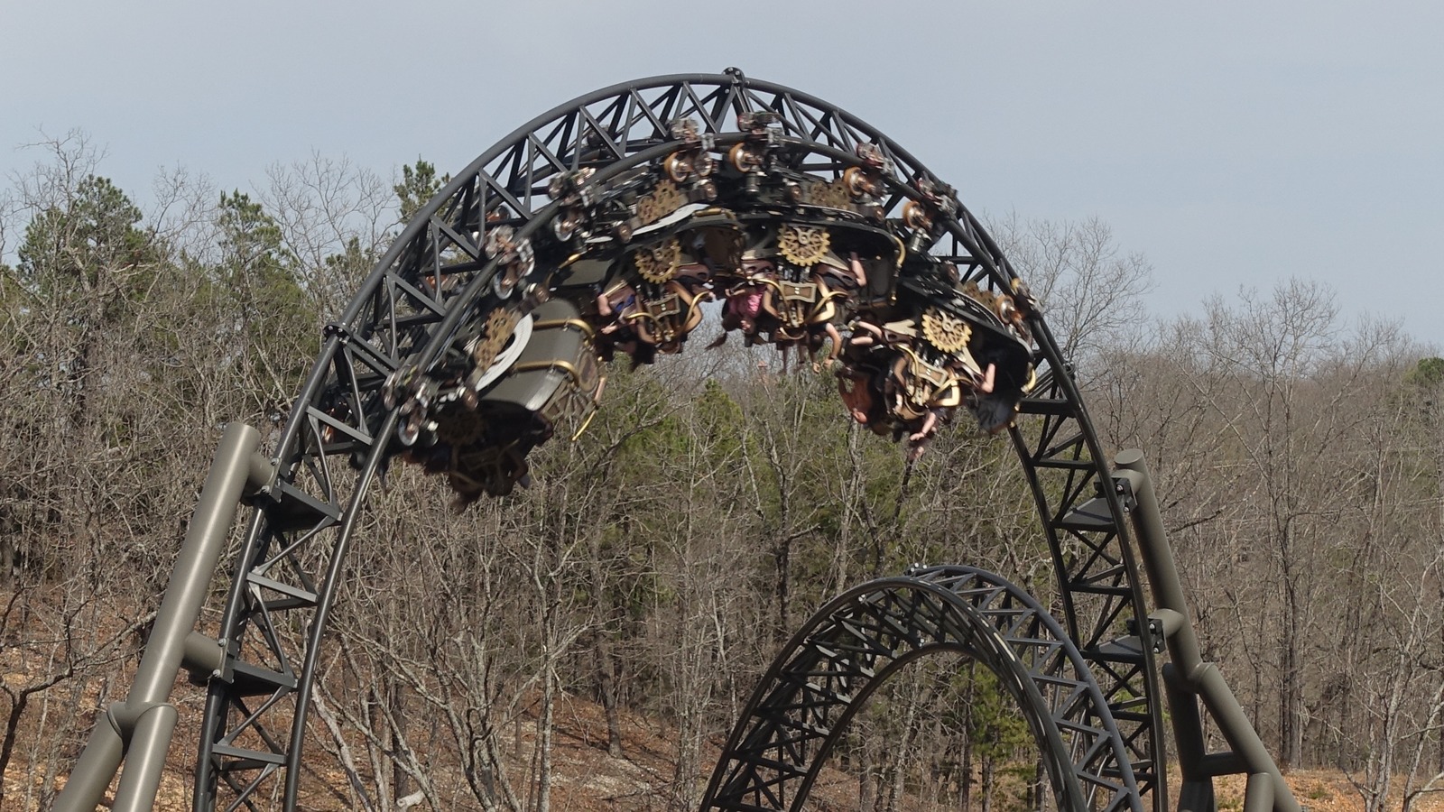 Time Traveler coaster at Silver Dollar City