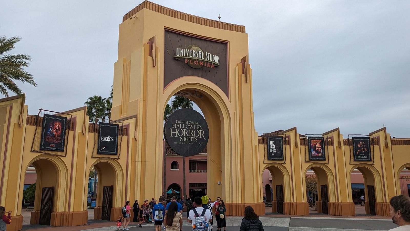 Universal Studios Florida entrance arch at Universal Orlando Resort