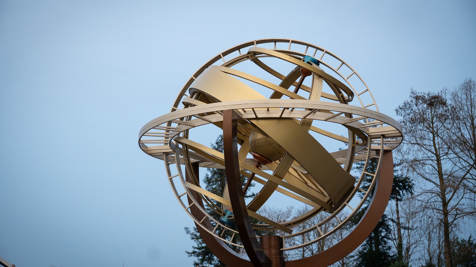 Orbitron armillary globe in Discoveryland at Disneyland Paris