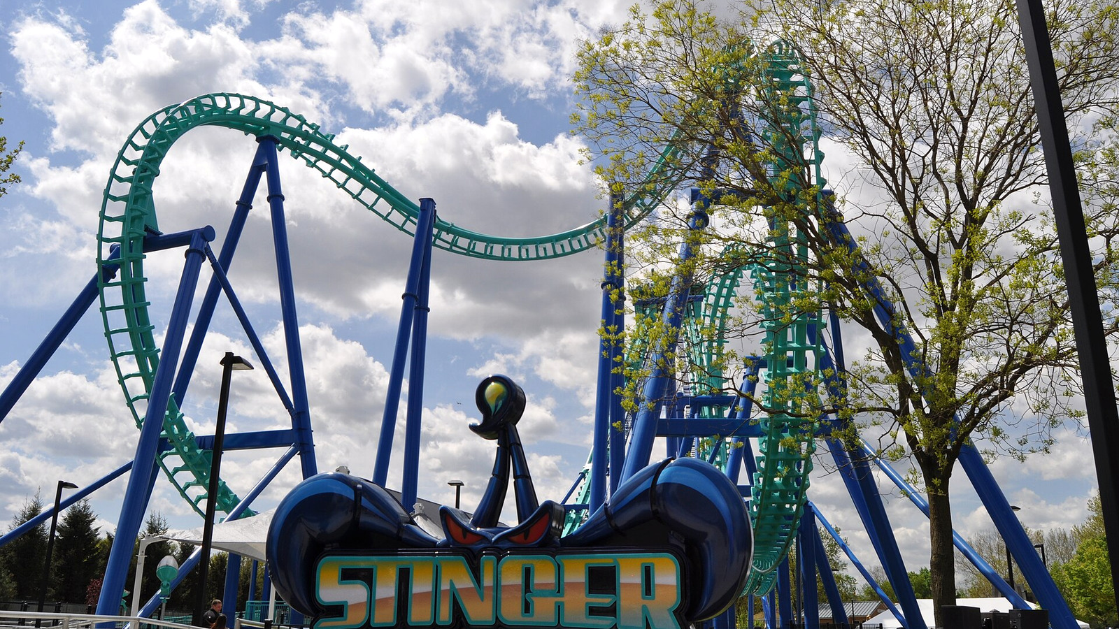 Dorney Park attraction and park landscape