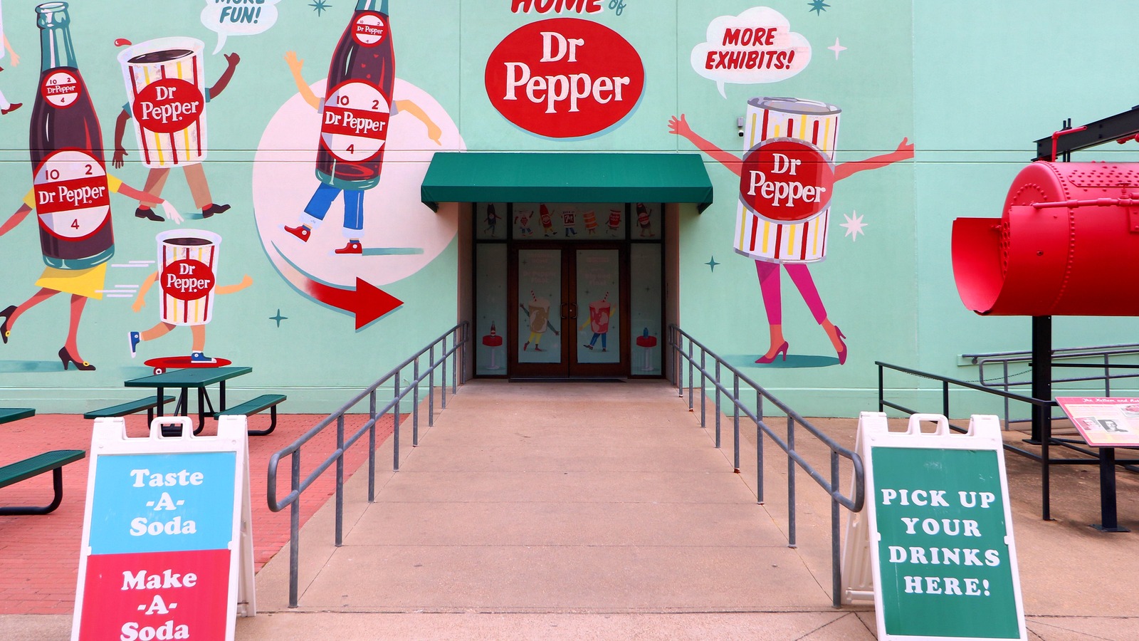Dr Pepper Museum exterior in downtown Waco