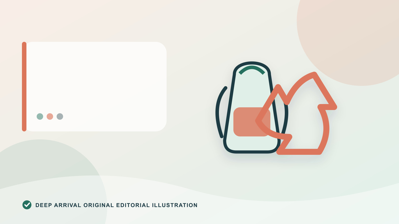 Original editorial illustration for Eco Friendly Backpacks: How to Verify Sustainability Claims