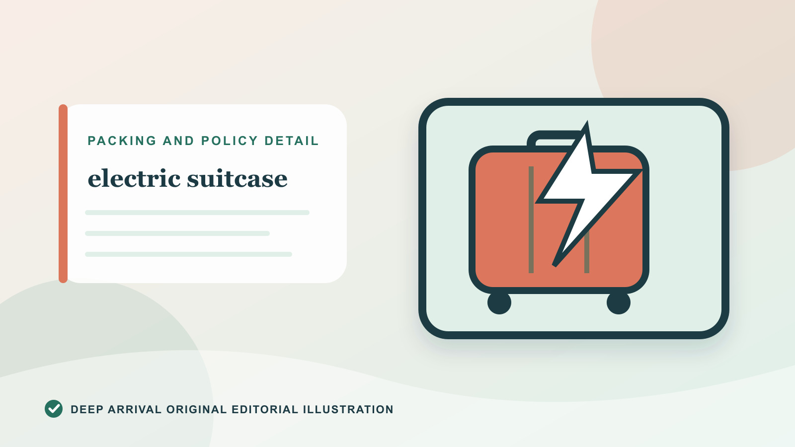 Supporting editorial diagram for Can Electric Suitcases Fly? Smart Luggage Rules
