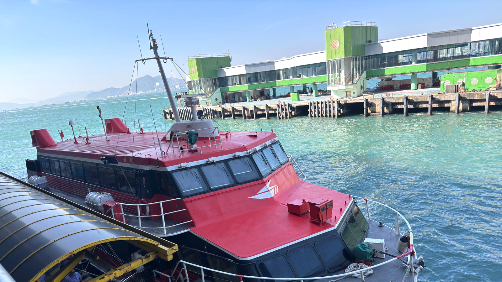 TurboJET Terceira on the Hong Kong to Macau Outer Harbour route