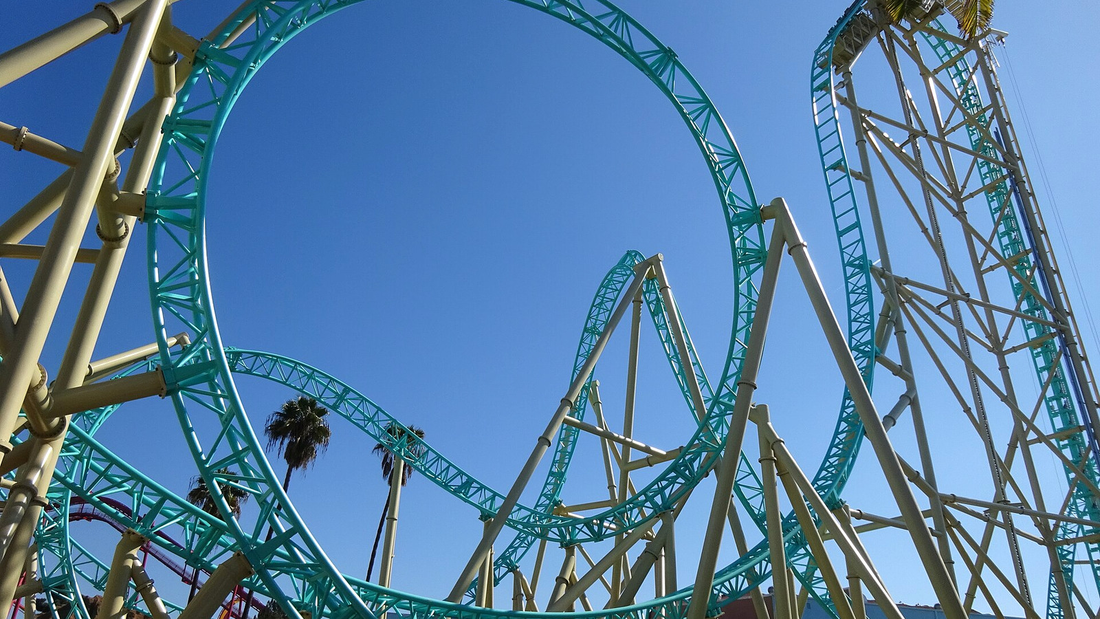 Knott's Berry Farm attraction and park landscape