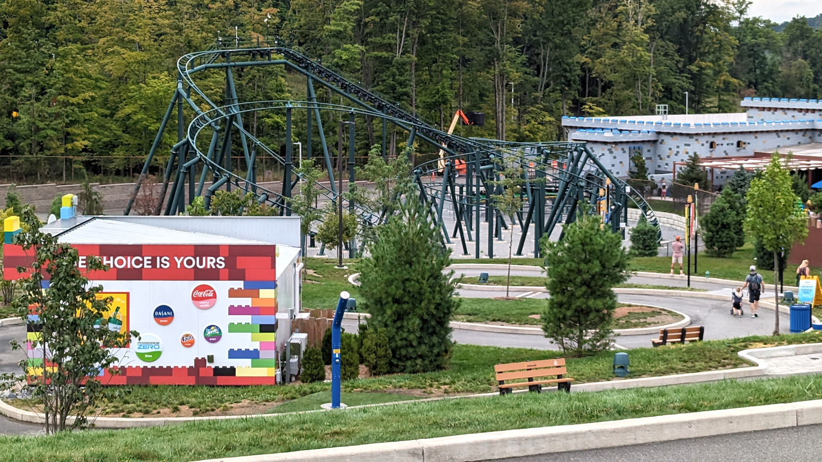 LEGOLAND New York entrance and park setting