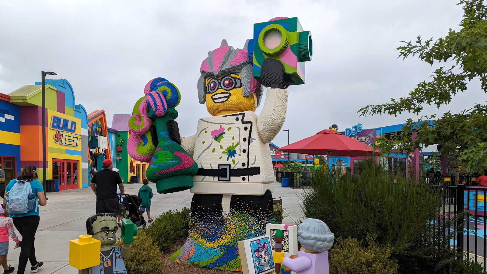 LEGOLAND New York entrance and attraction setting
