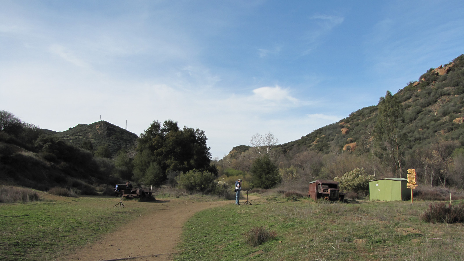 Overview of the surviving M*A*S*H site artifacts in Malibu Creek State Park