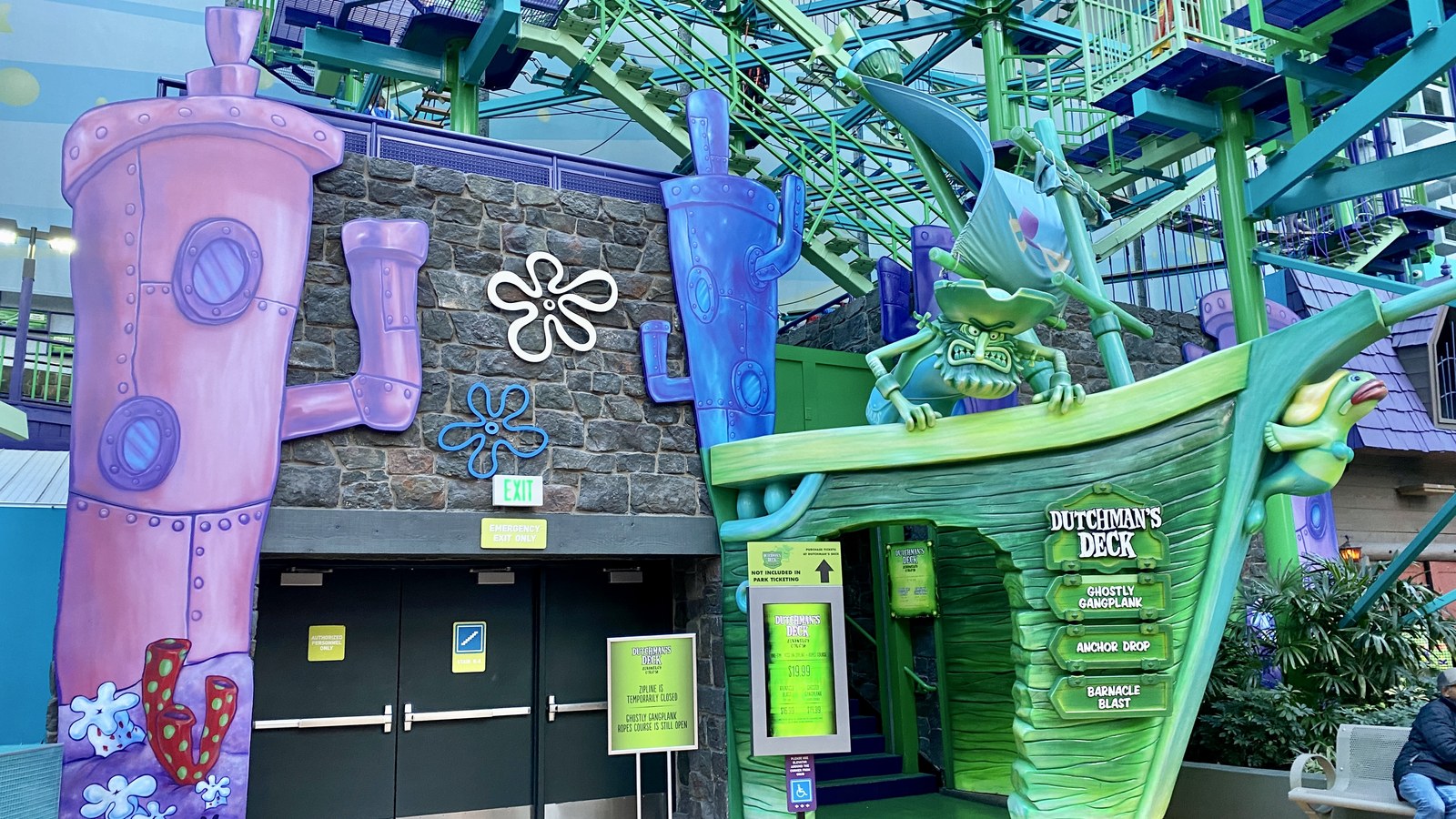 Dutchman’s Deck entrance inside Nickelodeon Universe at Mall of America
