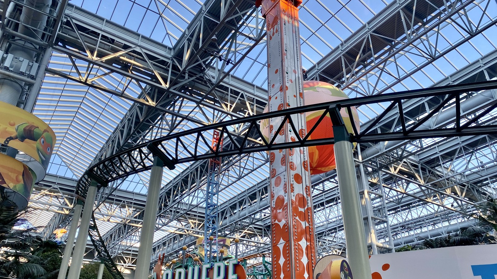 Splat-O-Sphere ride inside Nickelodeon Universe at Mall of America