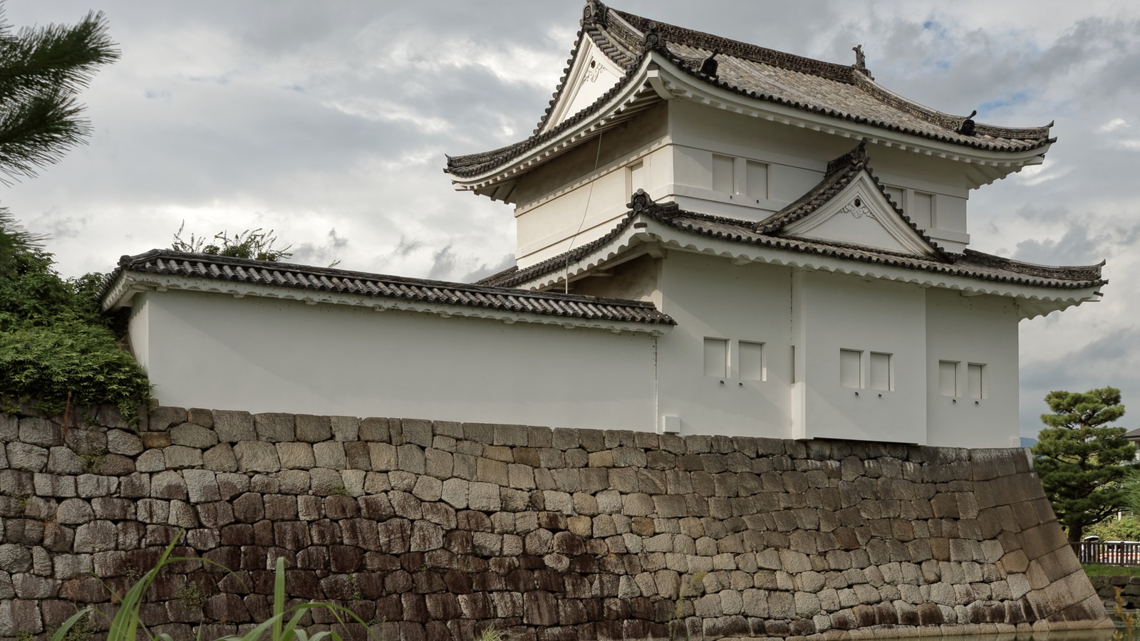 Southeast watchtower at Nijo Castle in Kyoto