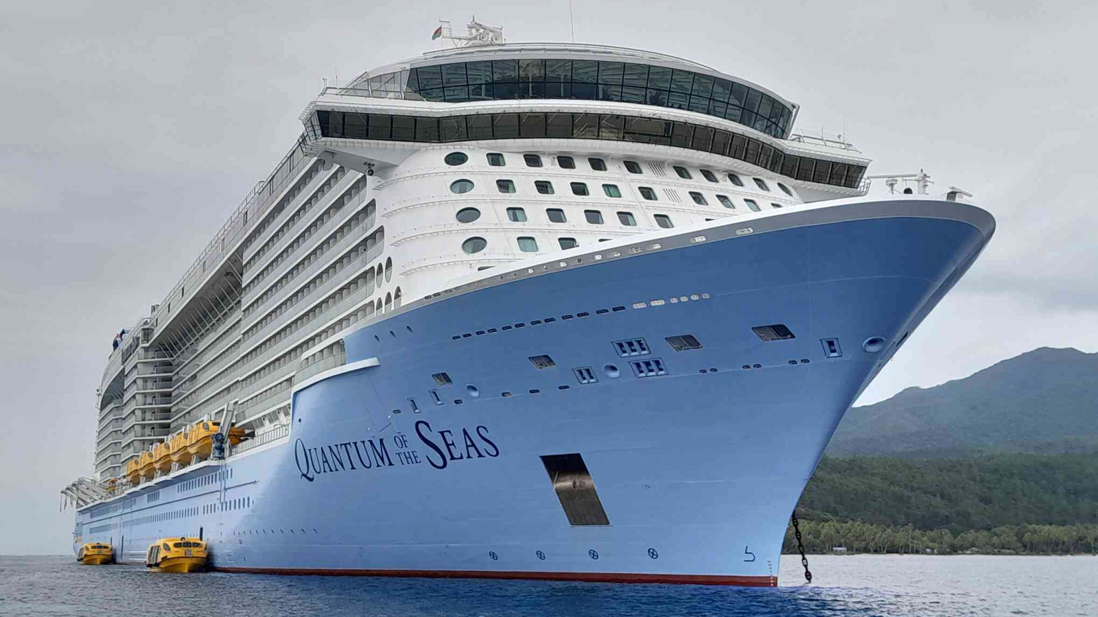 Quantum of the Seas in daylight