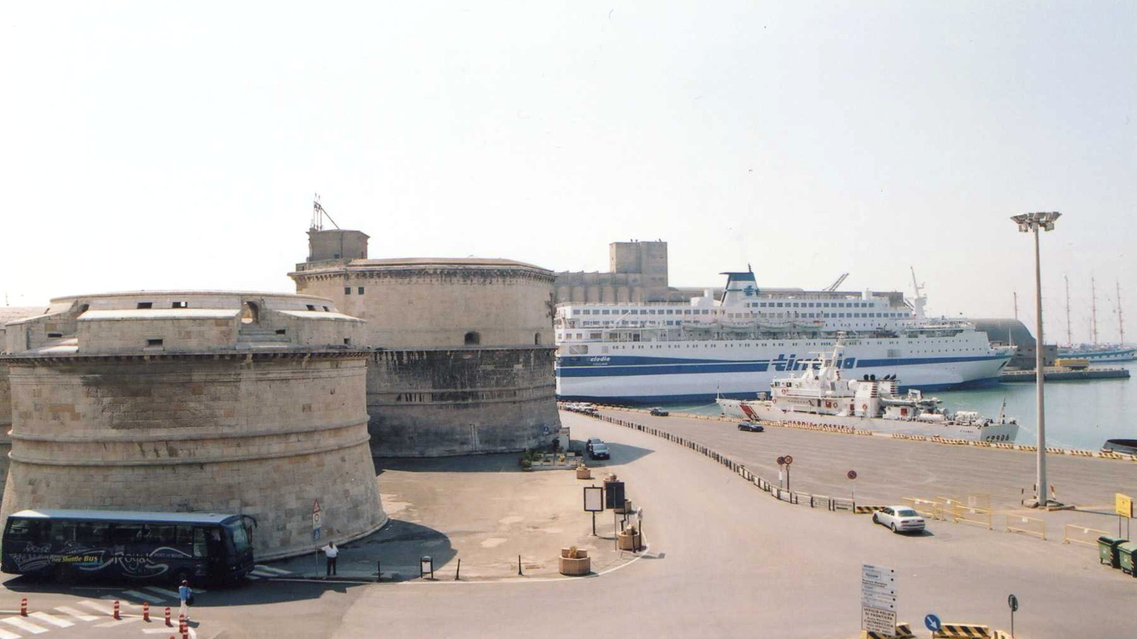 Forte Michelangelo beside the waterfront in Civitavecchia