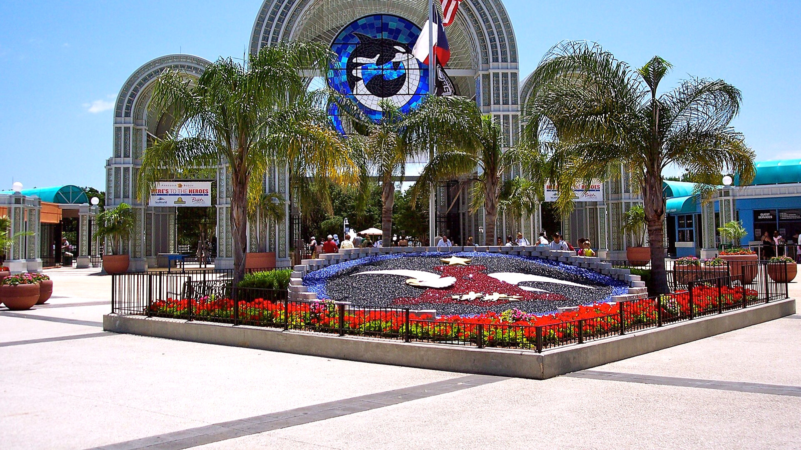SeaWorld San Antonio entrance and park setting