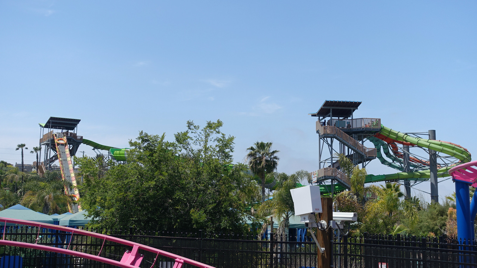 Water slides at Sesame Place San Diego