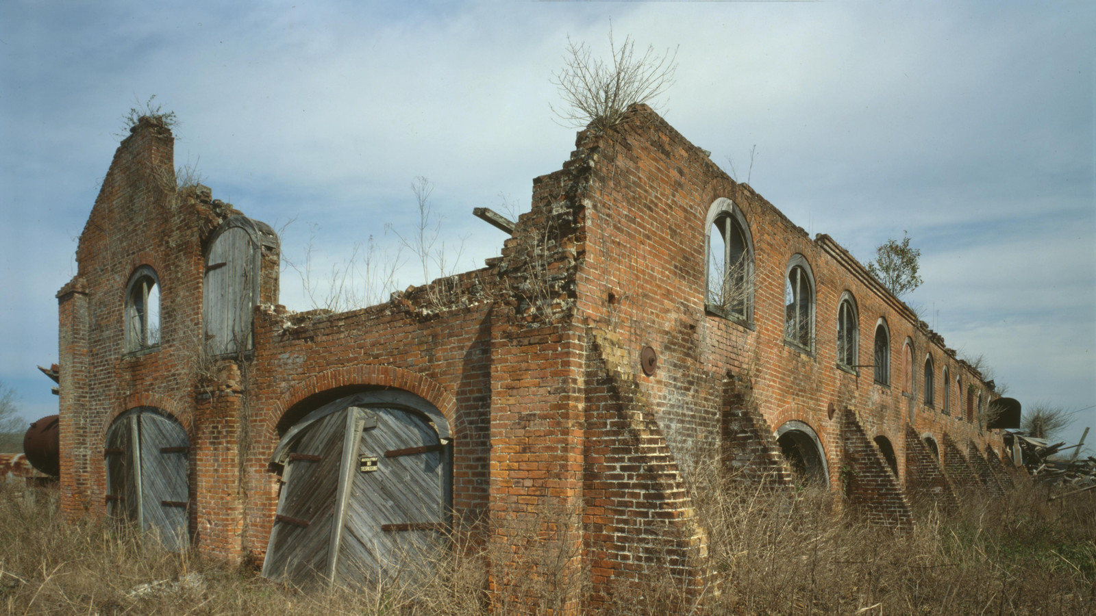Historic mill ruins at Laurel Valley Sugar Plantation near Thibodaux