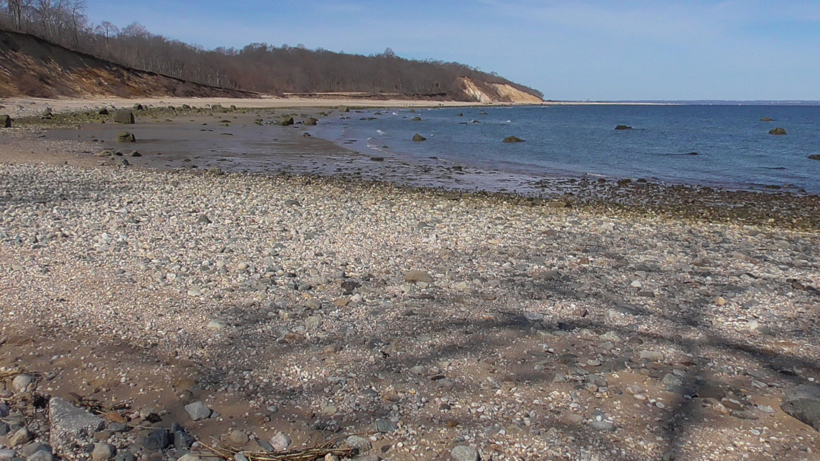 Northern coast of Caumsett State Historic Park Preserve on Long Island.