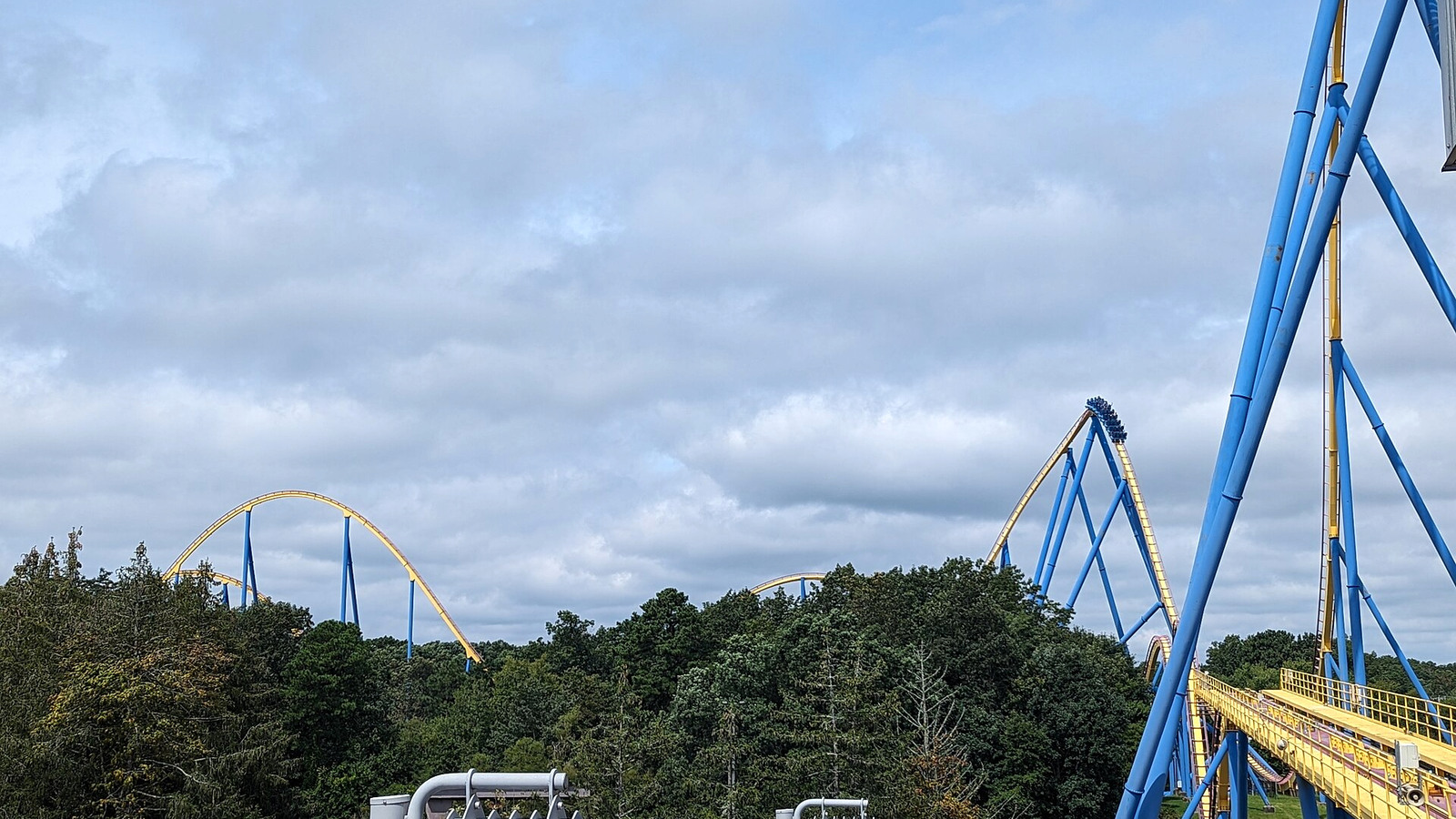 Six Flags Great Adventure attraction and park landscape