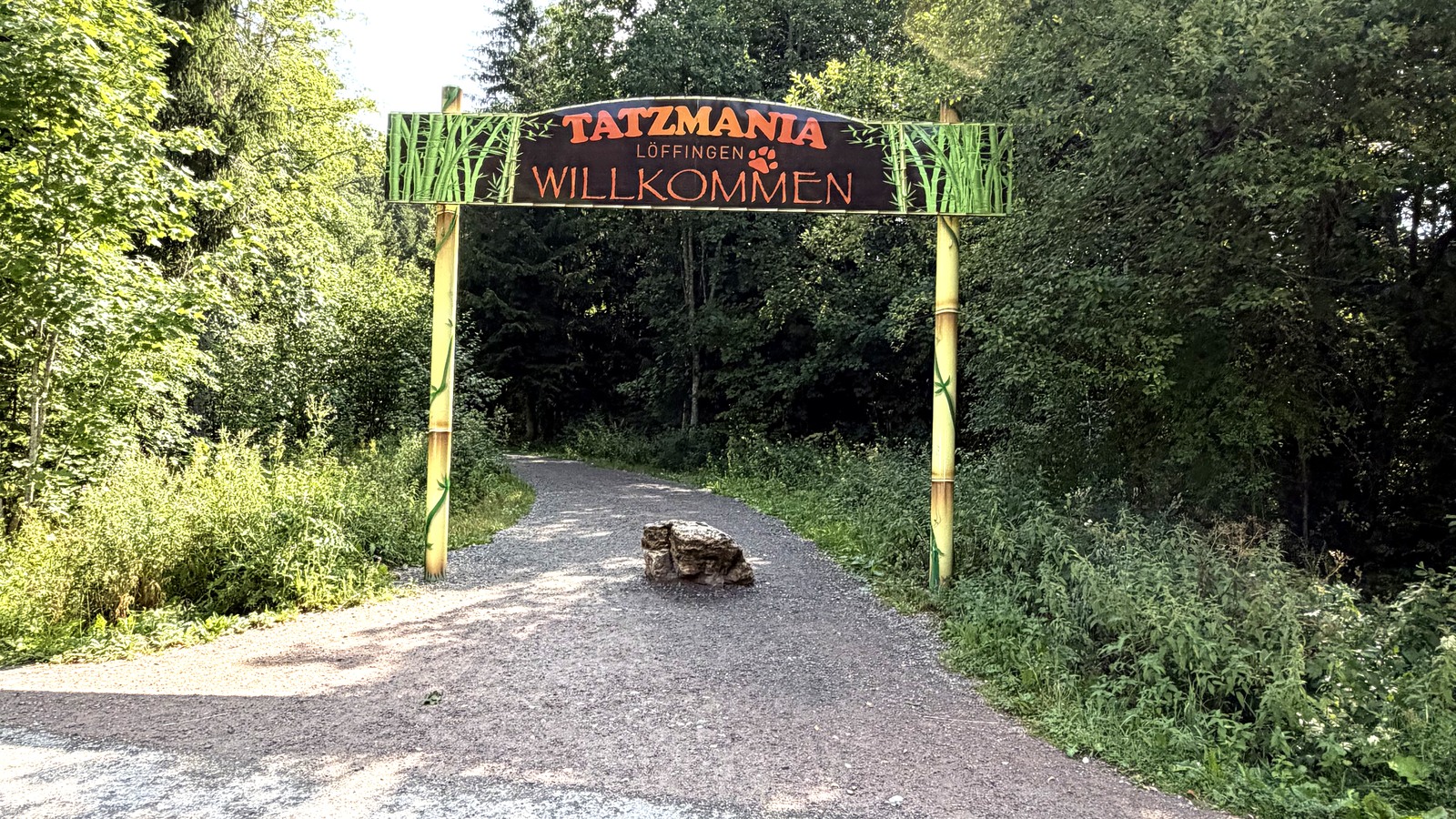 Tatzmania Löffingen entrance path