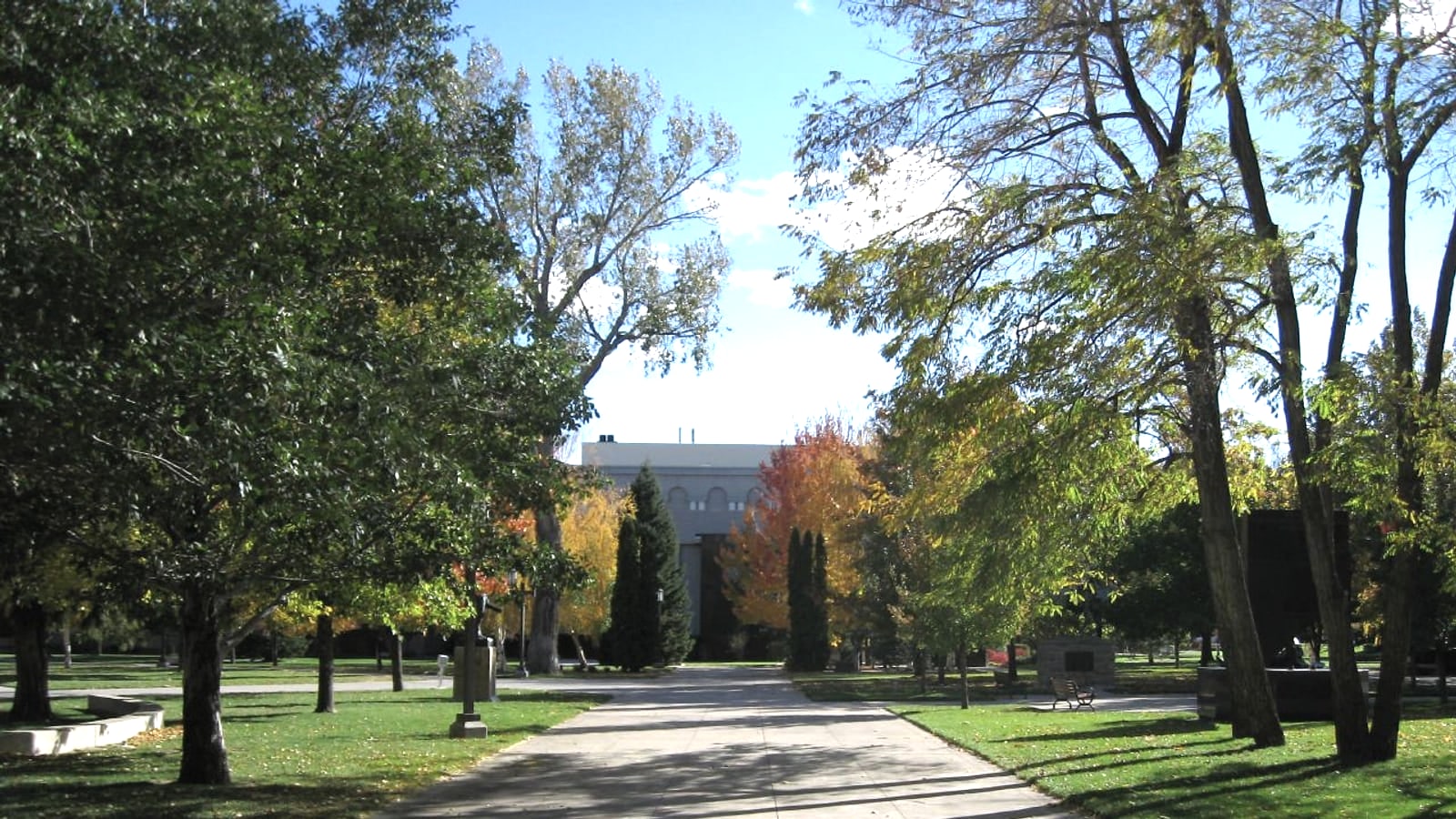 Nevada State Capitol building and grounds in Carson City