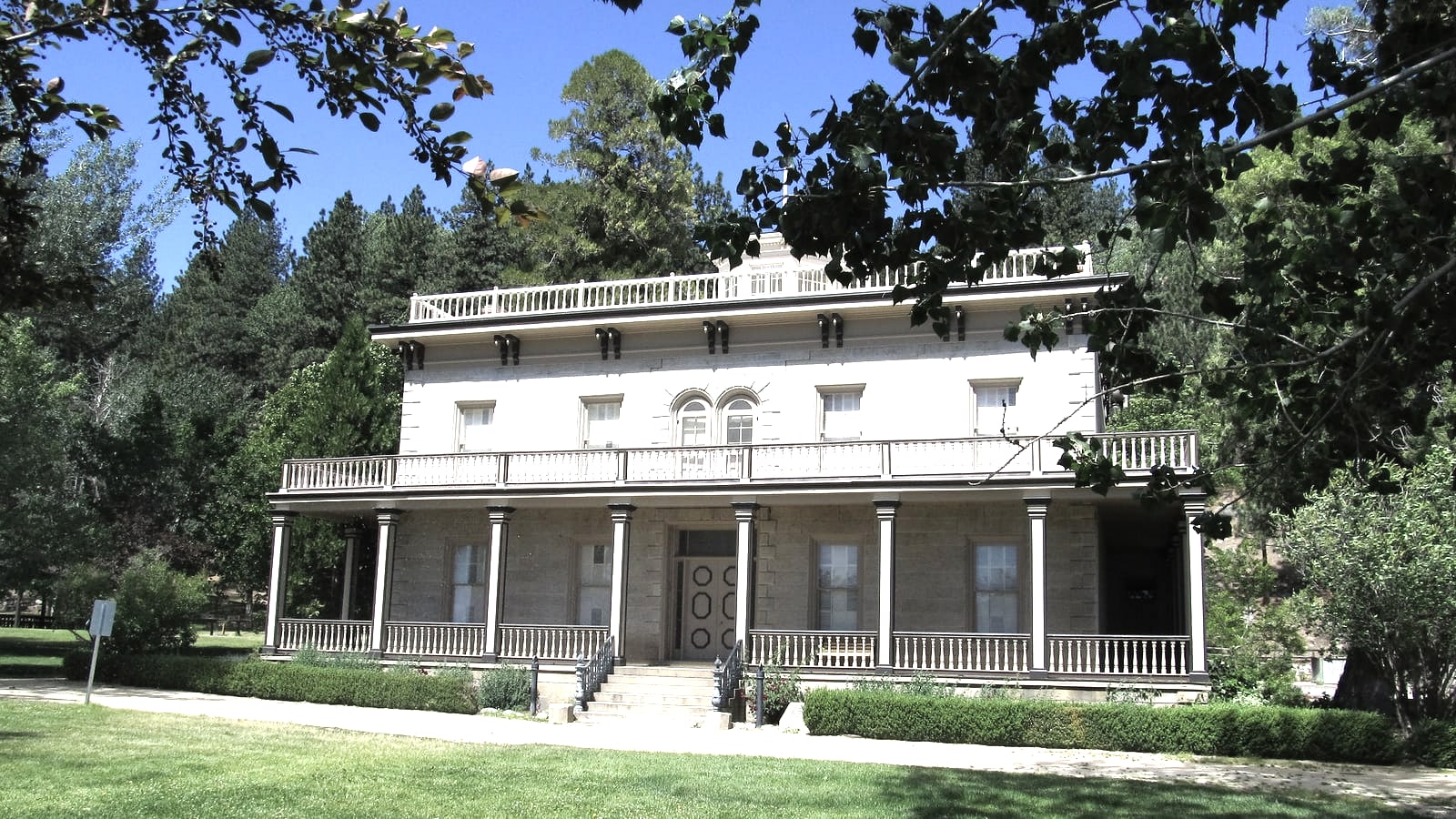Historic Bowers Mansion in Washoe Valley near Carson City