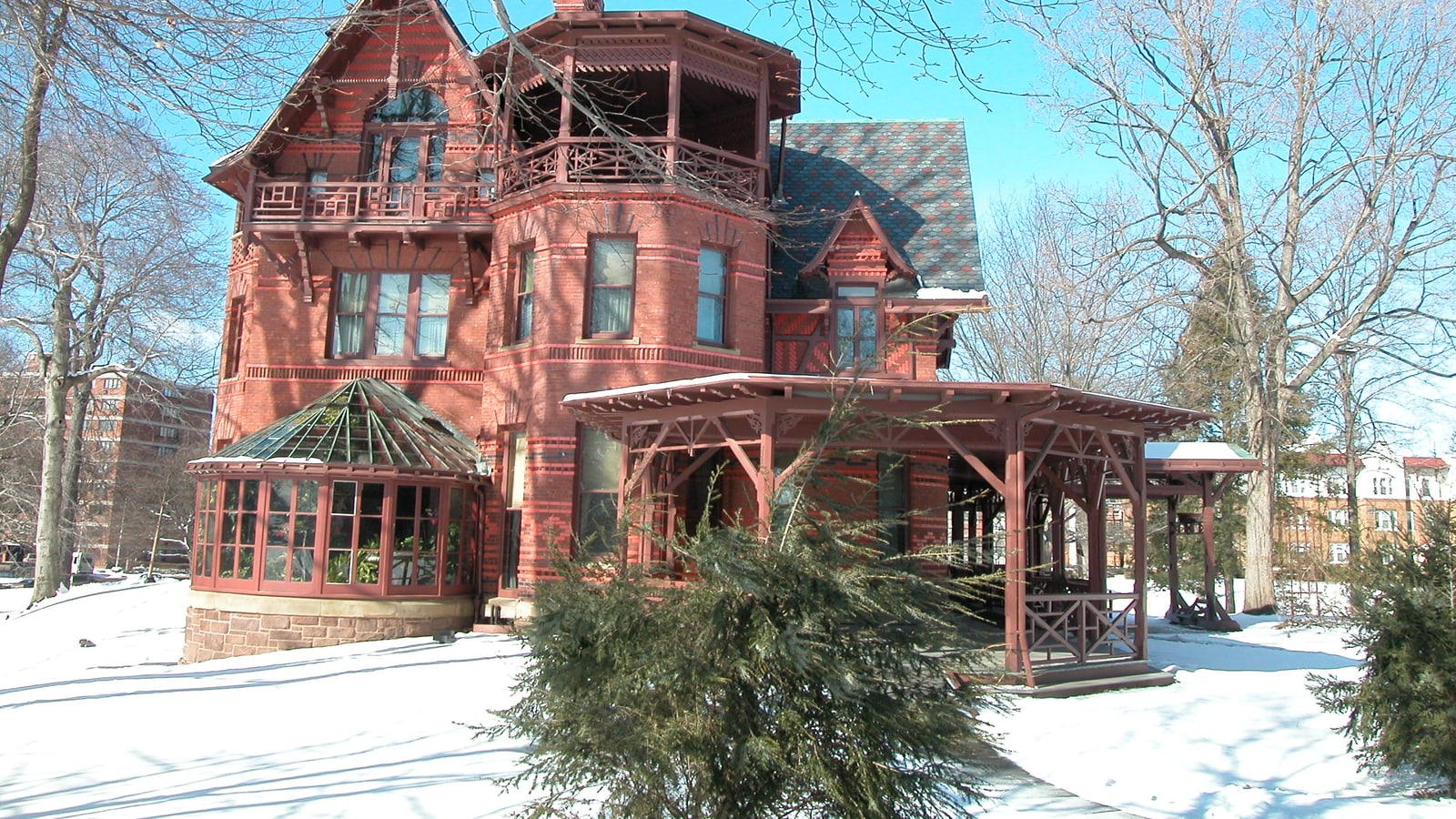 Historic Mark Twain House in Hartford Connecticut