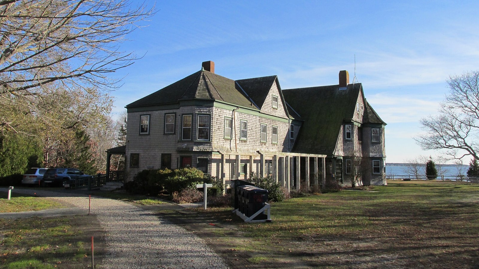 Headquarters building of Waquoit Bay National Estuarine Research Reserve