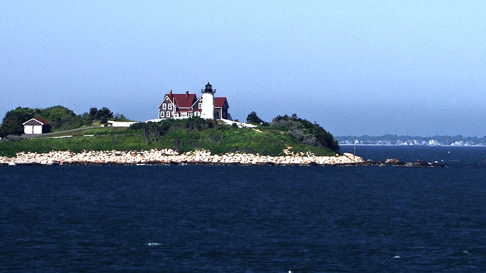 Nobska Light overlooking the coast at Woods Hole
