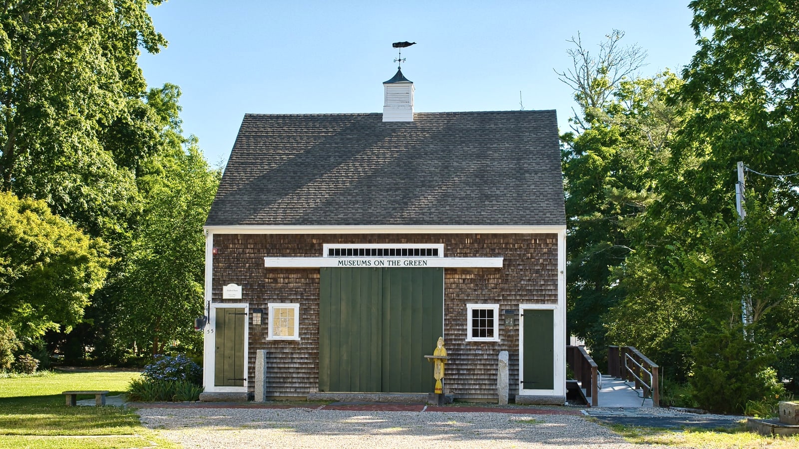 Historic buildings at Falmouth Museums on the Green