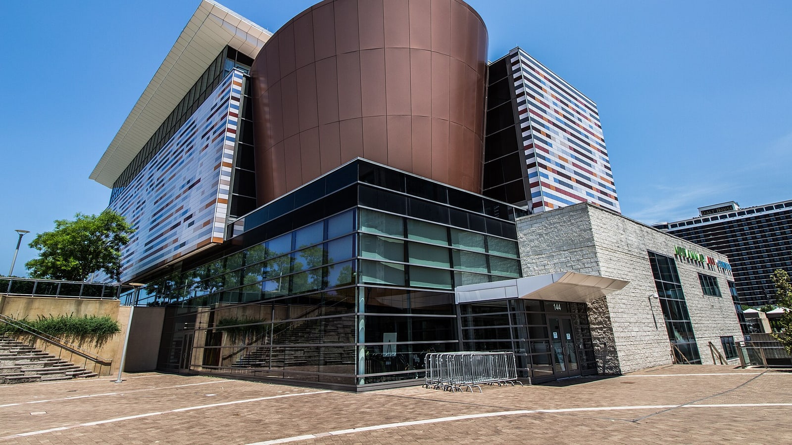 Muhammad Ali Center beside the Louisville riverfront