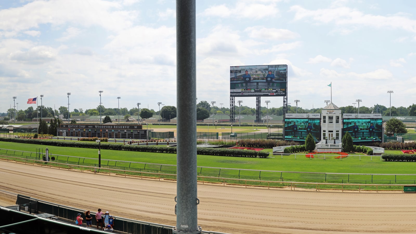 Kentucky Derby Museum near the twin spires of Churchill Downs