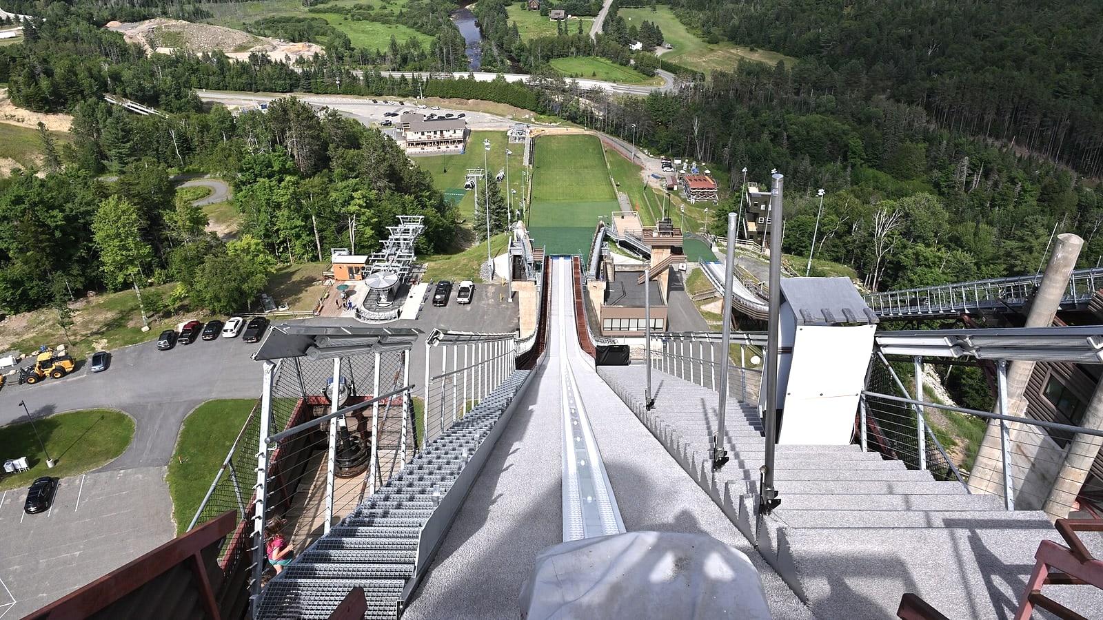 Lake Placid Olympic ski jumps near Lake Placid
