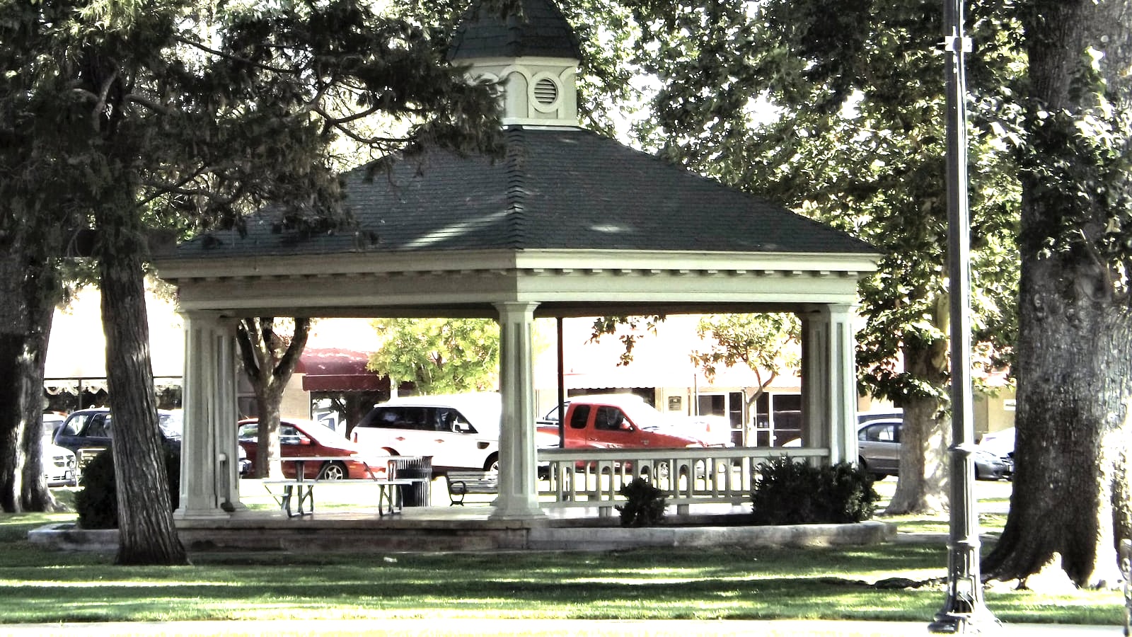 Bandstand in Downtown City Park in Paso Robles