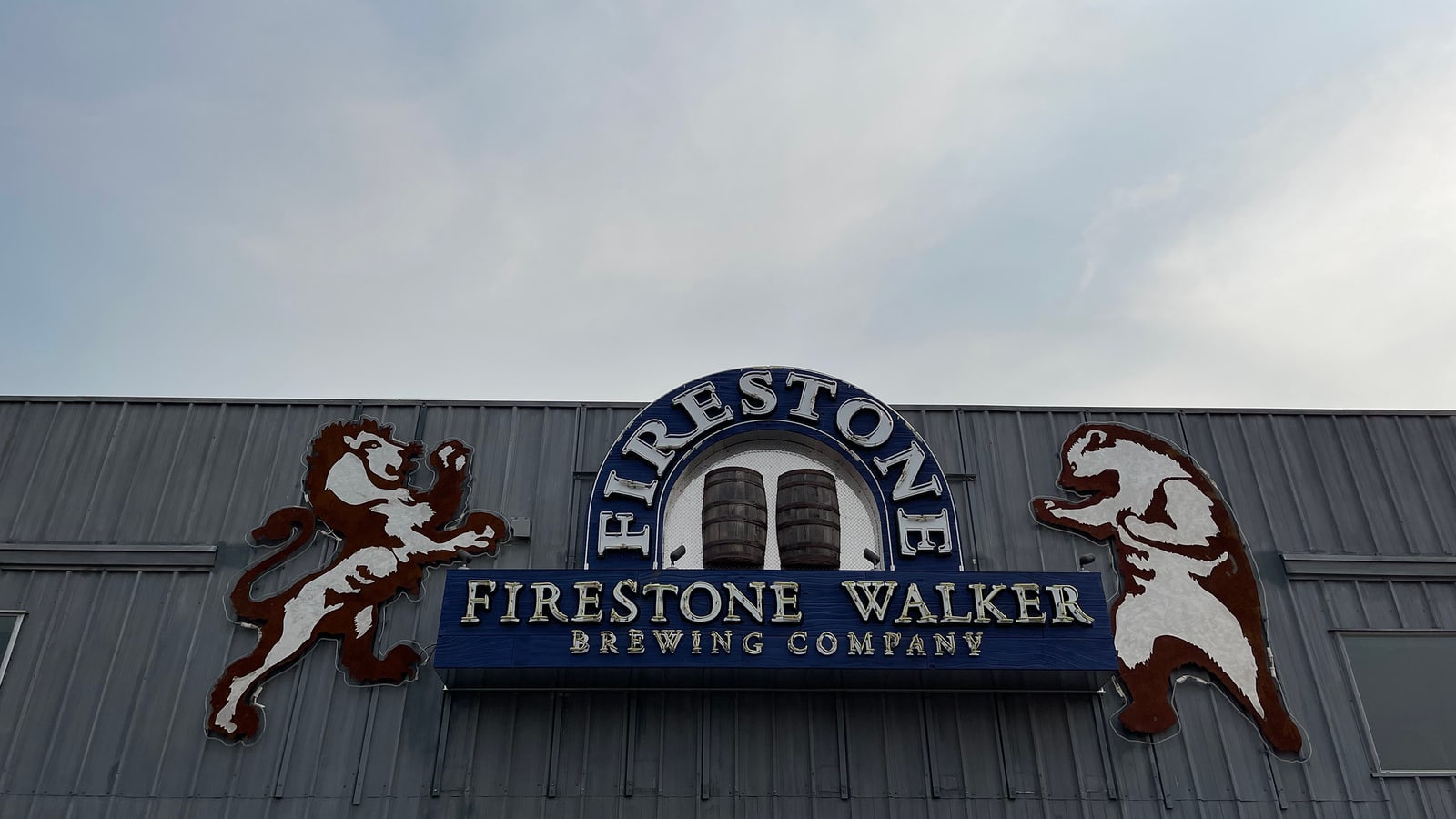 Firestone Walker brewery and taproom exterior in Paso Robles