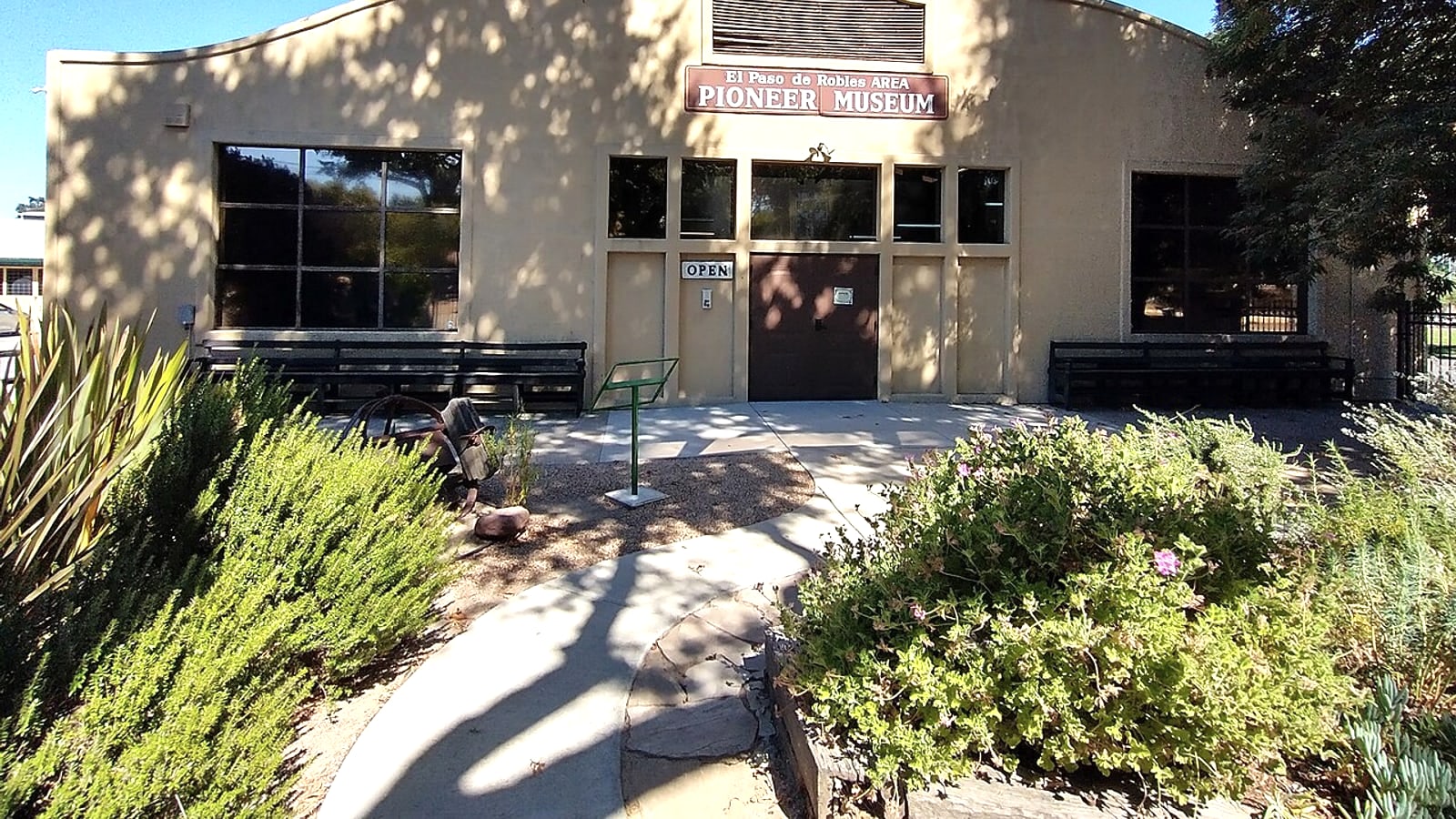 Historic display at Paso Robles Pioneer Museum