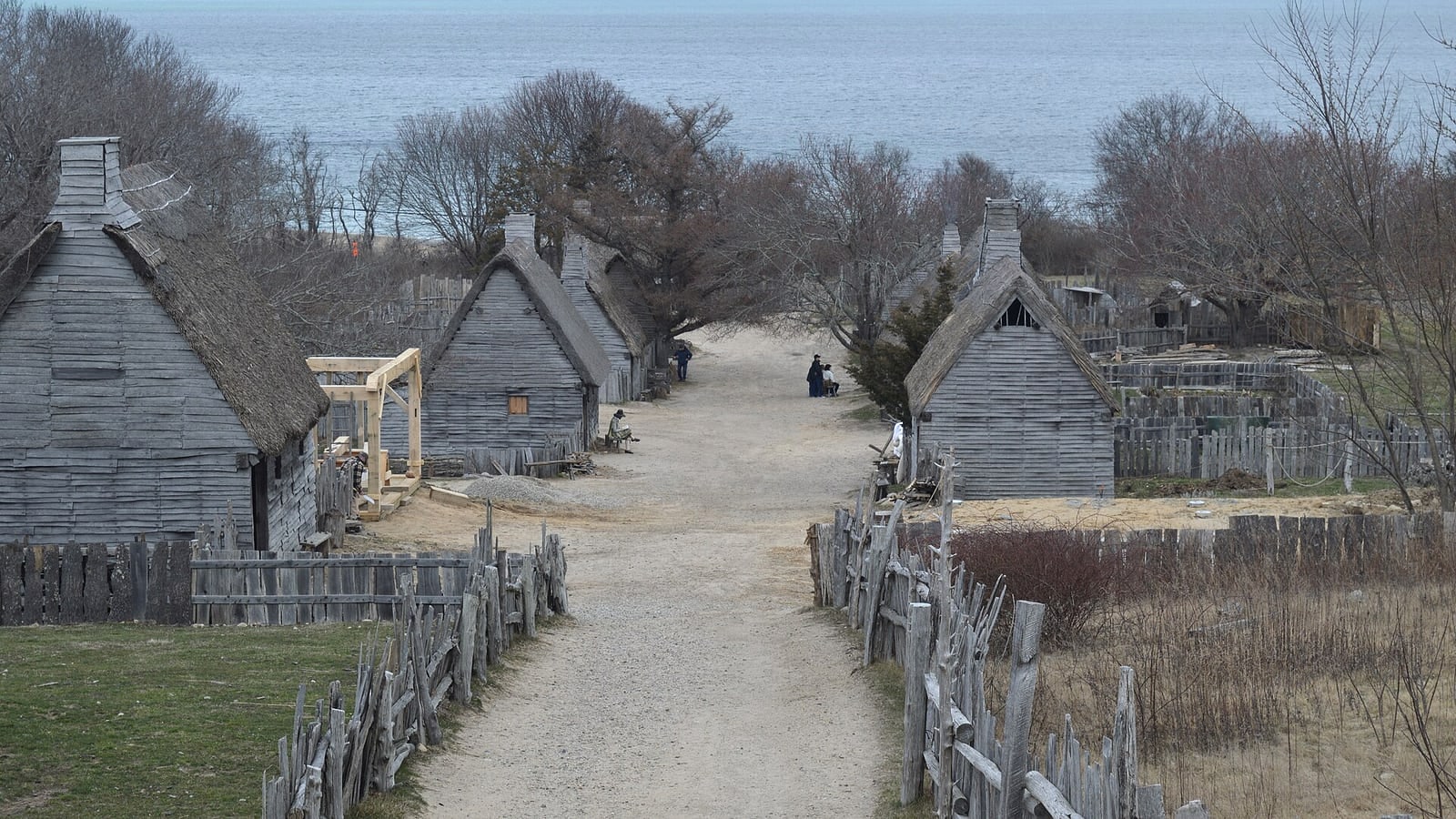 Living history buildings at Plimoth Patuxet Museums